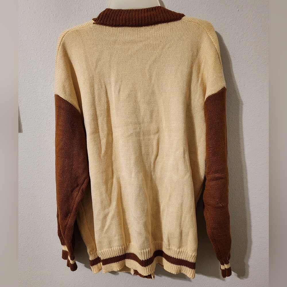 Embroidered Color Block Drop Shoulder Cardigan Pr… - image 6